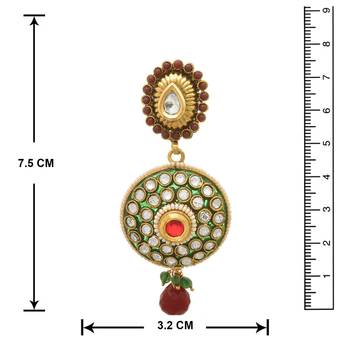Gold diamond earrings 3