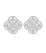Gold diamond earrings