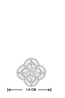 Gold diamond earrings