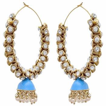 Gold diamond earrings 1