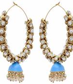 Gold diamond earrings