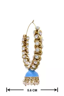 Gold diamond earrings