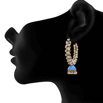 Gold diamond earrings 4