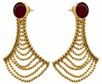 Gold earrings 2