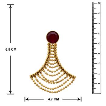 Gold earrings 3