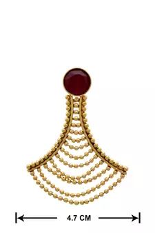 Gold earrings
