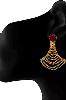 Gold earrings