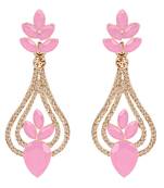 Gold diamond earrings