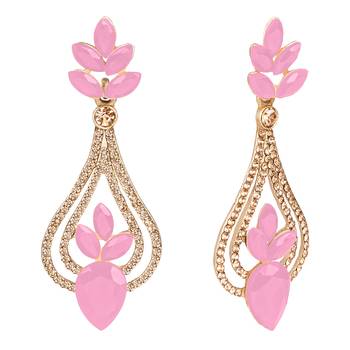 Gold diamond earrings 2