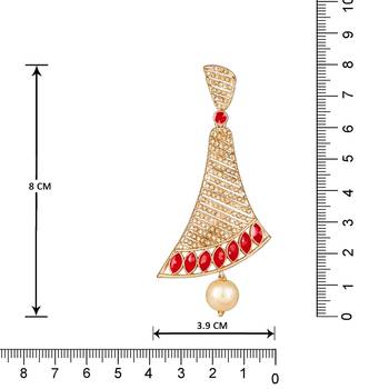Gold diamond earrings 3