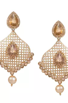 Gold earrings
