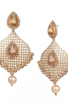 Gold earrings