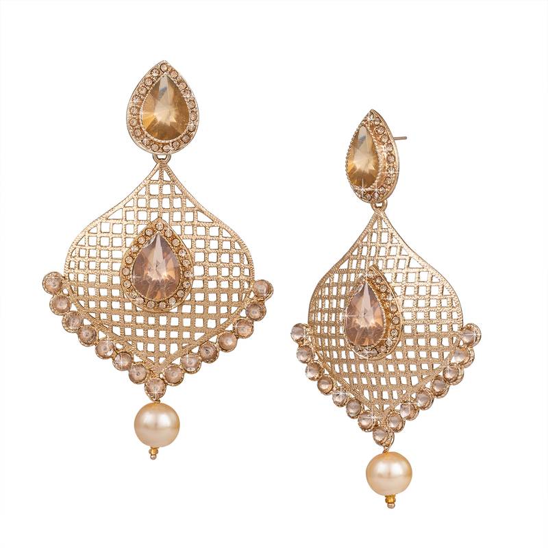 Gold earrings