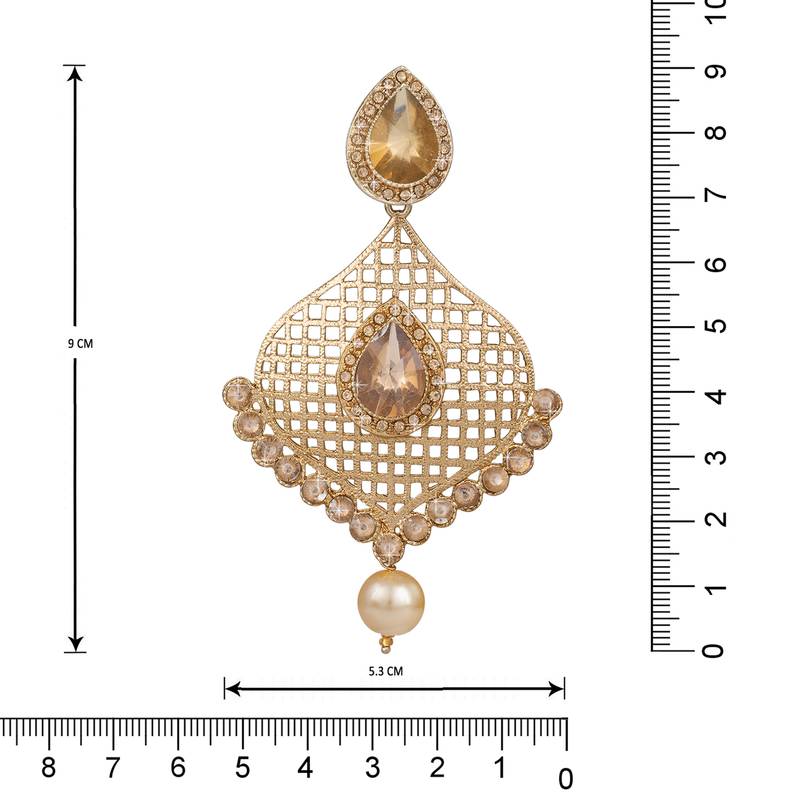 Gold earrings