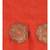 orange woven Brocade saree with blouse