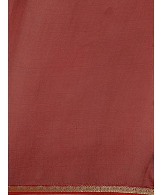 Maroon Printed georgette saree with blouse 5