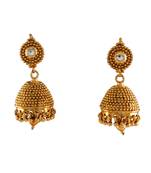 Gold gold plated antique gold Copper   Pair of Earrings
