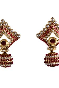 Pink gold plated antique gold Copper   Pair of Earrings