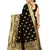 Black woven silk saree with blouse