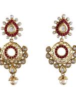 Pink gold plated antique gold Copper   Pair of Earrings