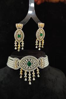 Natural Fresh Water Pearl  Choker Set From Hyderabad of Authenticity