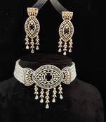 Natural Fresh Water Pearl  Choker Set From Hyderabad With Certificate of Authenticity