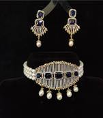 Multicolor pearl chokers