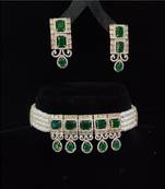 Natural Fresh Water Pearl  Choker Set From Hyderabad With Certificate of Authenticity