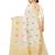White woven silk saree with blouse