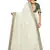 White woven silk saree with blouse