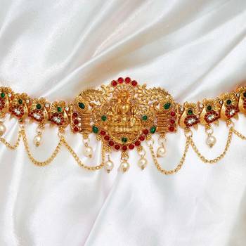 Pink bridal-kamarband 2