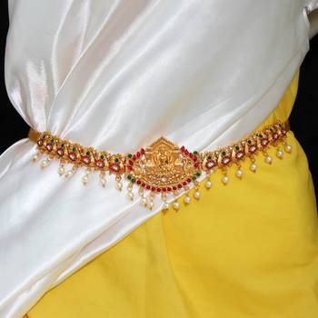 Pink bridal-kamarband 1