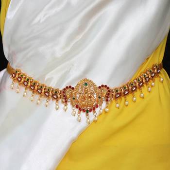 Pink bridal-kamarband 1