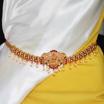 Pink bridal-kamarband 1