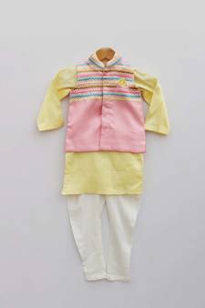Jacket with Kurta and Pant