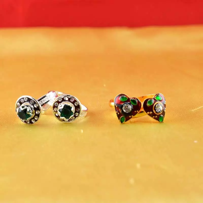 Gold And Silver Platted Toy Ring