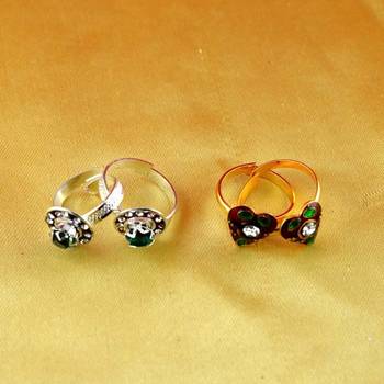 Gold And Silver Platted Toy Ring 2