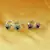 gold and silver platted toy ring 
