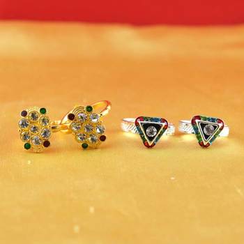 Gold And Silver Platted Toy Ring 1