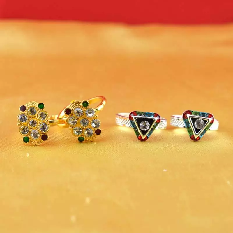 Gold And Silver Platted Toy Ring