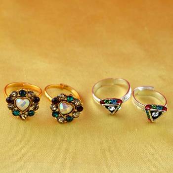 Gold And Silver Platted Toy Ring 2