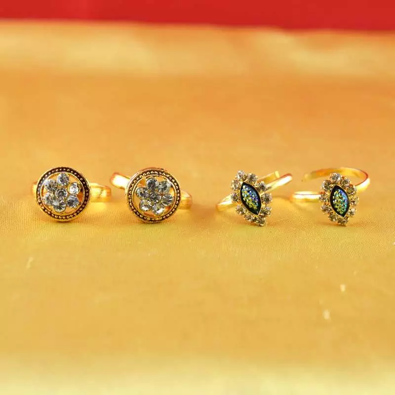 Gold And Silver Platted Toy Ring