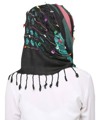Viscose  Muslim Islamic Fancy Stylish Casual Hijab Scarf For Women Girls 4