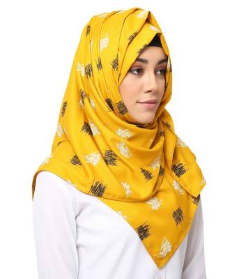 Cotton Rayon  Muslim Islamic Fancy Stylish Casual Hijab Scarf For Women Girls 1