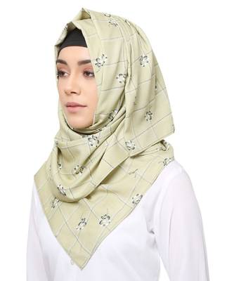 Cotton Rayon  Muslim Islamic Fancy Stylish Casual Hijab Scarf For Women Girls 1