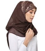 Cotton   Muslim Islamic Fancy Stylish Casual Hijab Scarf For Women Girls
