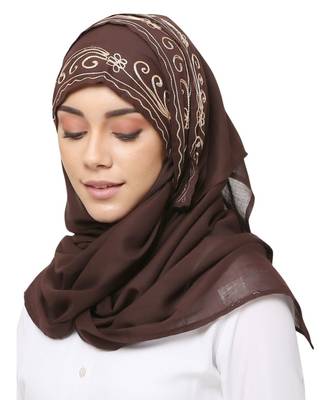Cotton   Muslim Islamic Fancy Stylish Casual Hijab Scarf For Women Girls 2
