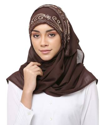 Cotton   Muslim Islamic Fancy Stylish Casual Hijab Scarf For Women Girls 3