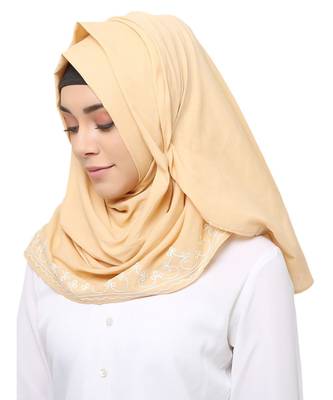 Cotton   Muslim Islamic Fancy Stylish Casual Hijab Scarf For Women Girls 2