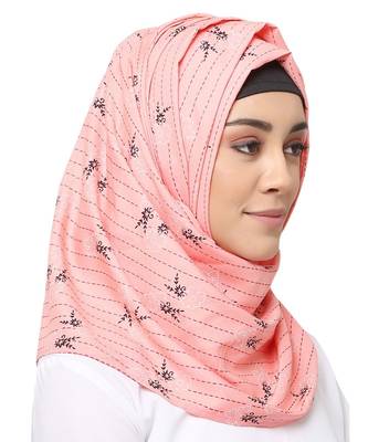Cotton Rayon  Muslim Islamic Fancy Stylish Casual Hijab Scarf For Women Girls 1